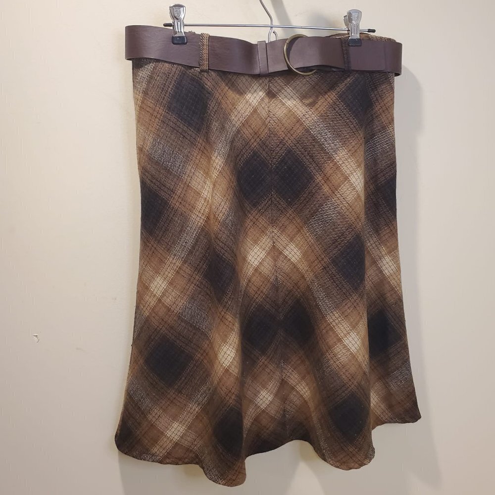 Fenn Wright Manson Multicolor plaid Skirt Size 10